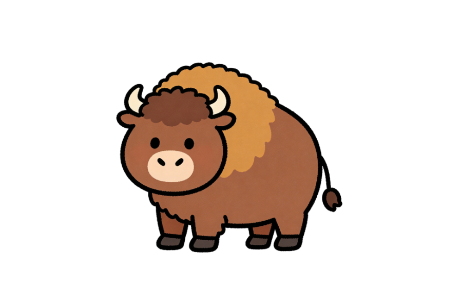 Bison tracing base (lower opacity)