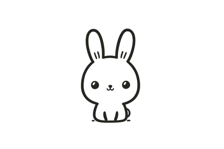 Bunny tracing base (lower opacity)