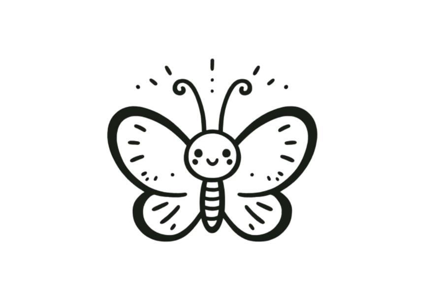 Butterfly tracing base (lower opacity)