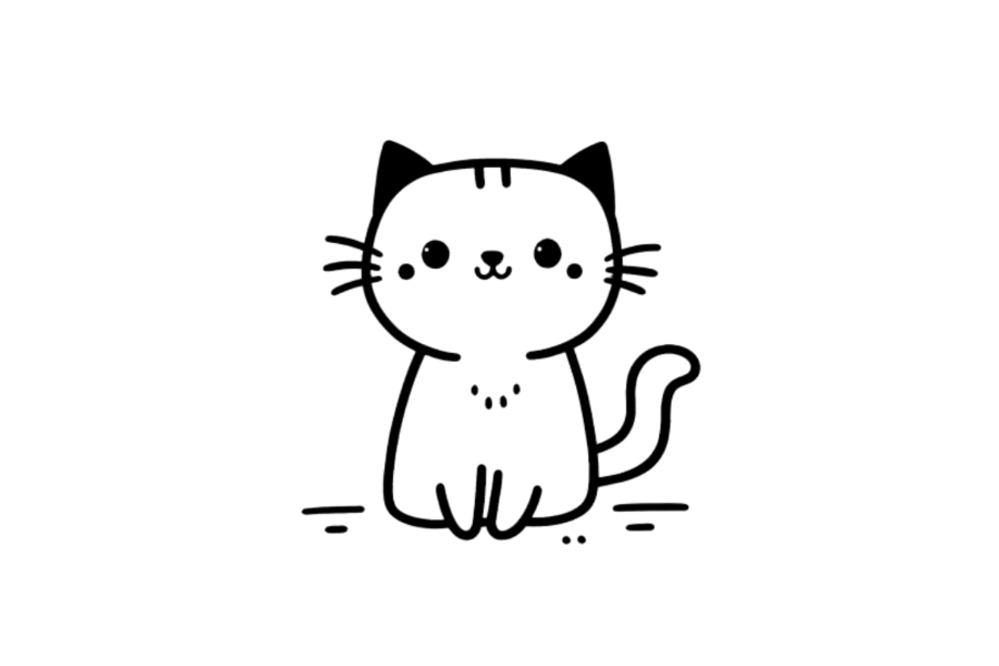 Cat tracing base (lower opacity)