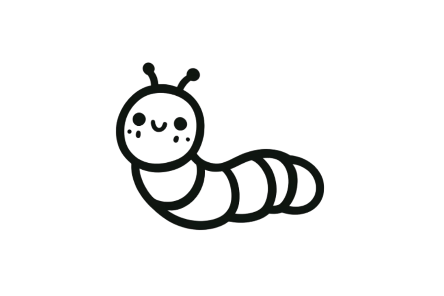 Caterpillar tracing base (lower opacity)