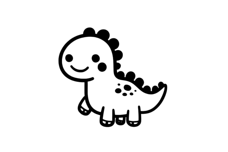 Dinosaur tracing base (lower opacity)