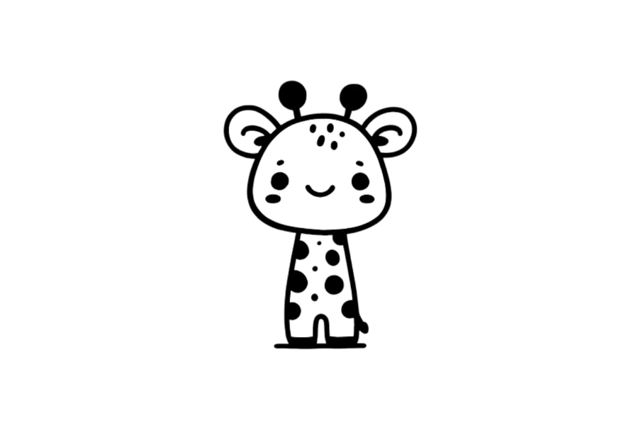Giraffe tracing base (lower opacity)