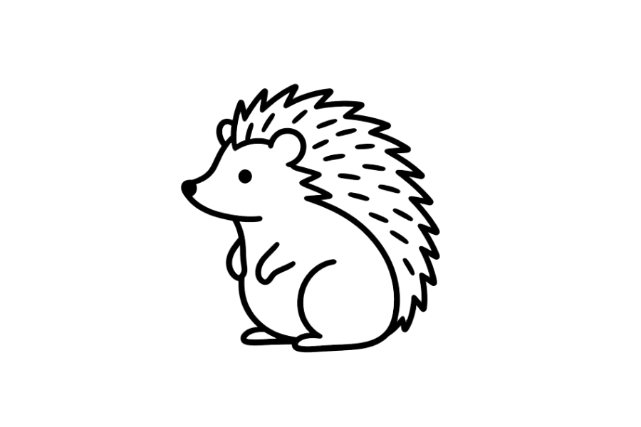 Hedgehog tracing base (lower opacity)