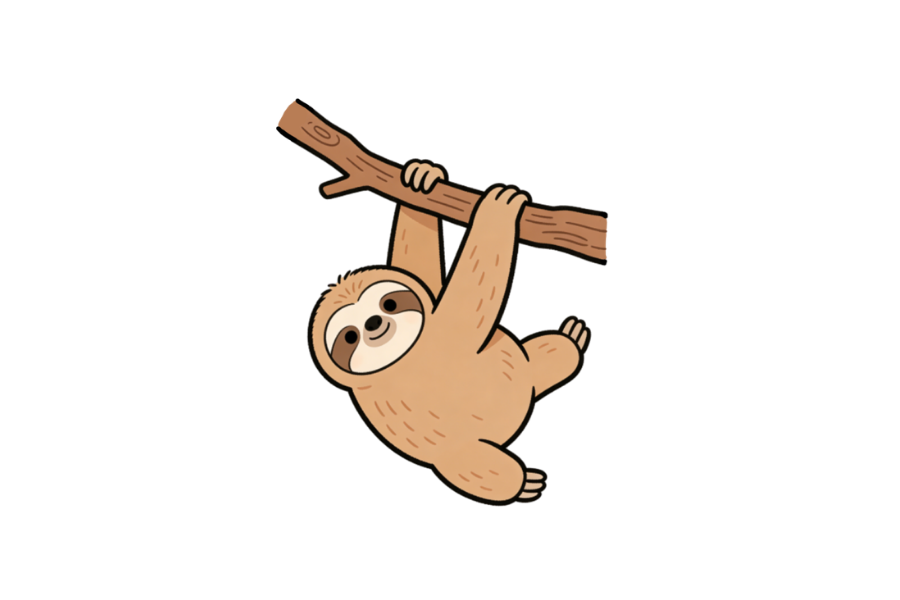 Sloth tracing base (lower opacity)