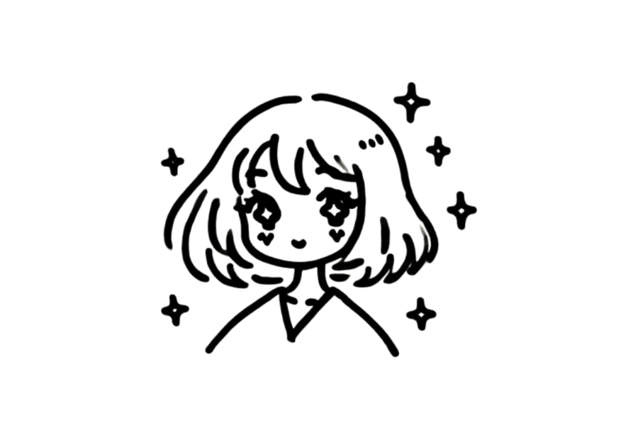 Anime Girl Face tracing base (lower opacity)