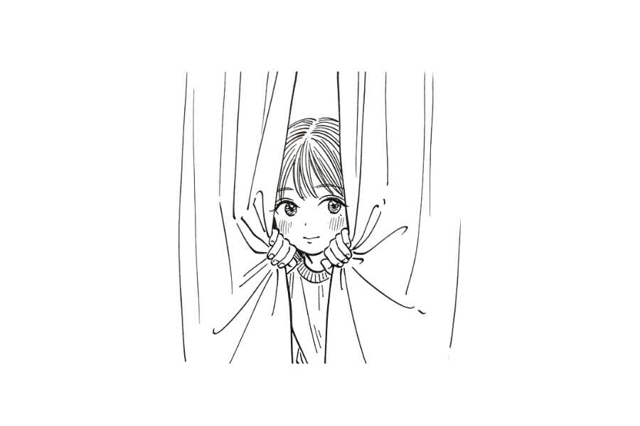 Peek A Boo Girl tracing base (lower opacity)