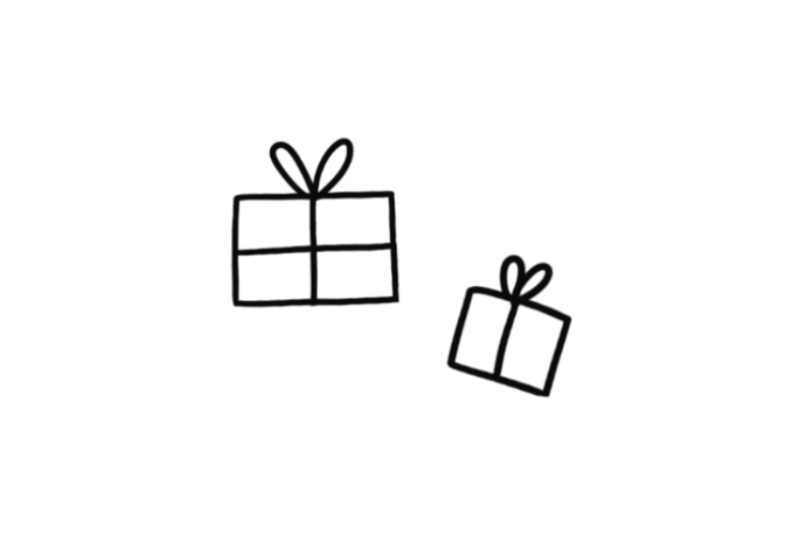 Christmas present tracing base (lower opacity)