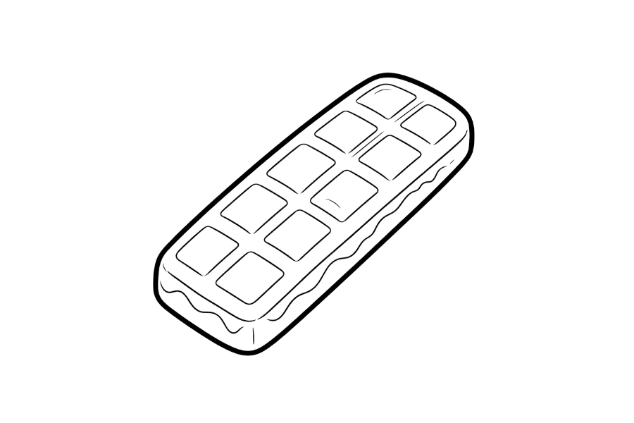 Chocolate Stick coloring page outline