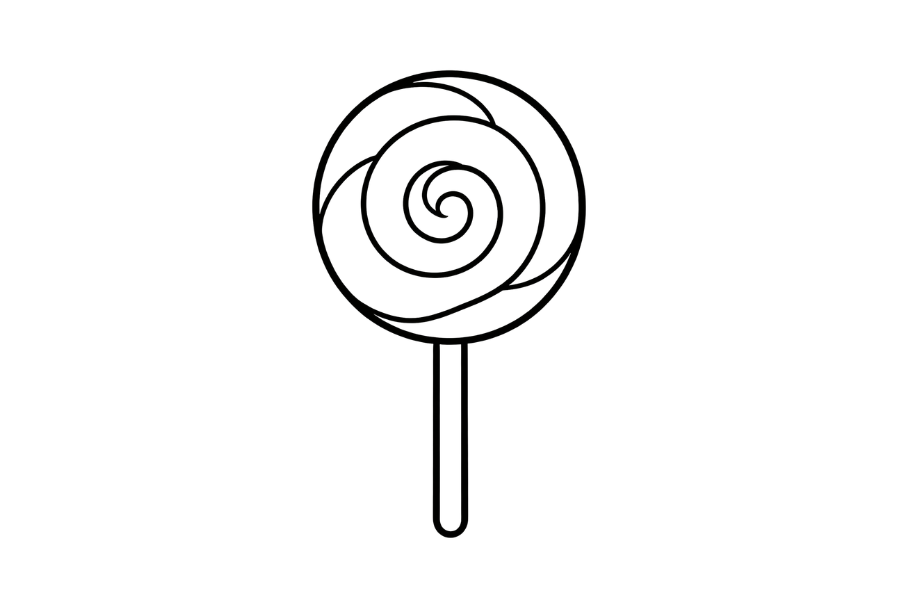 Swirl Spiral Lollipop
