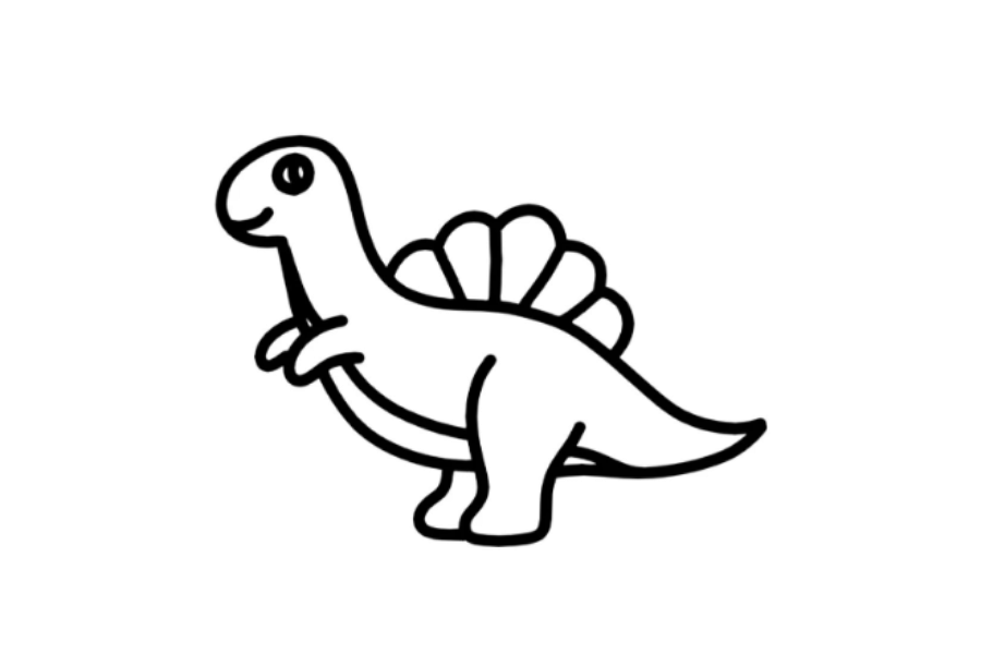 Hospitable Dinosaur tracing base (lower opacity)