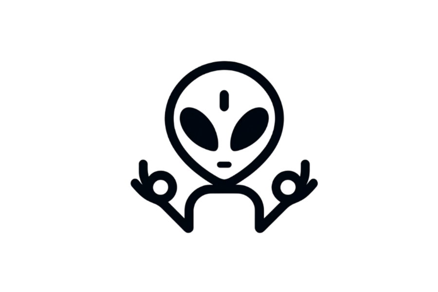 Alien doodle tracing base (lower opacity)