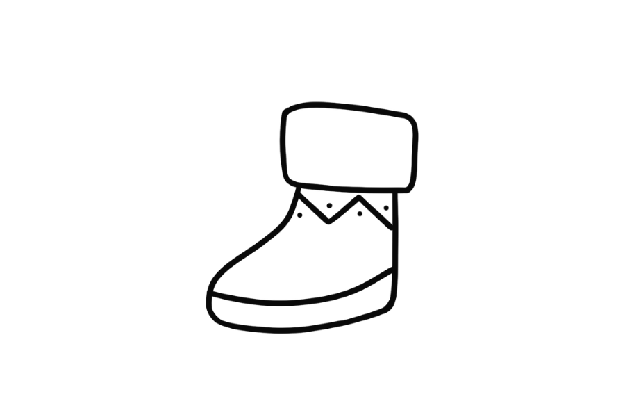 Boot doodle tracing base (lower opacity)