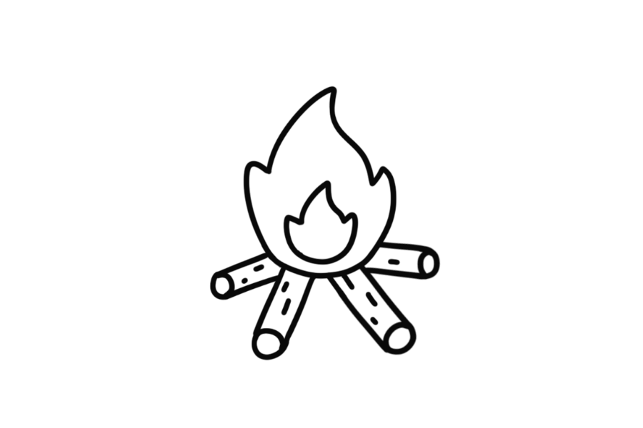 Campfire doodle tracing base (lower opacity)