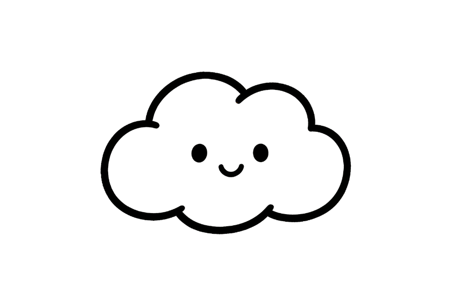 Cloud doodle tracing base (lower opacity)