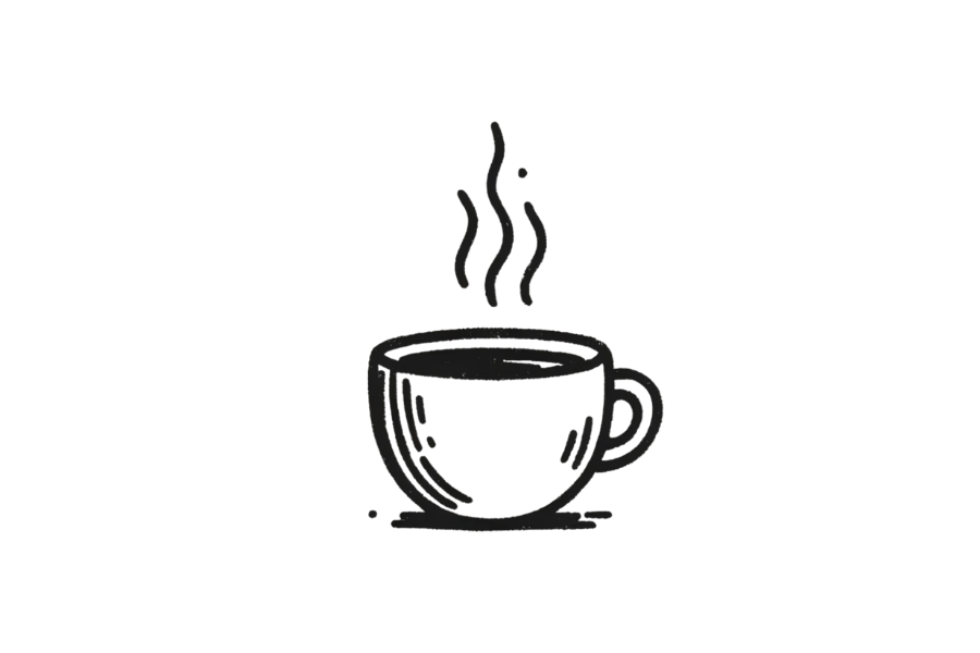 ☕ Coffee Drawing Template