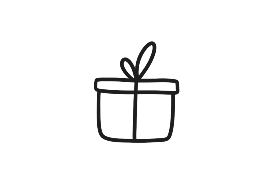 Gift Box doodle tracing base (lower opacity)