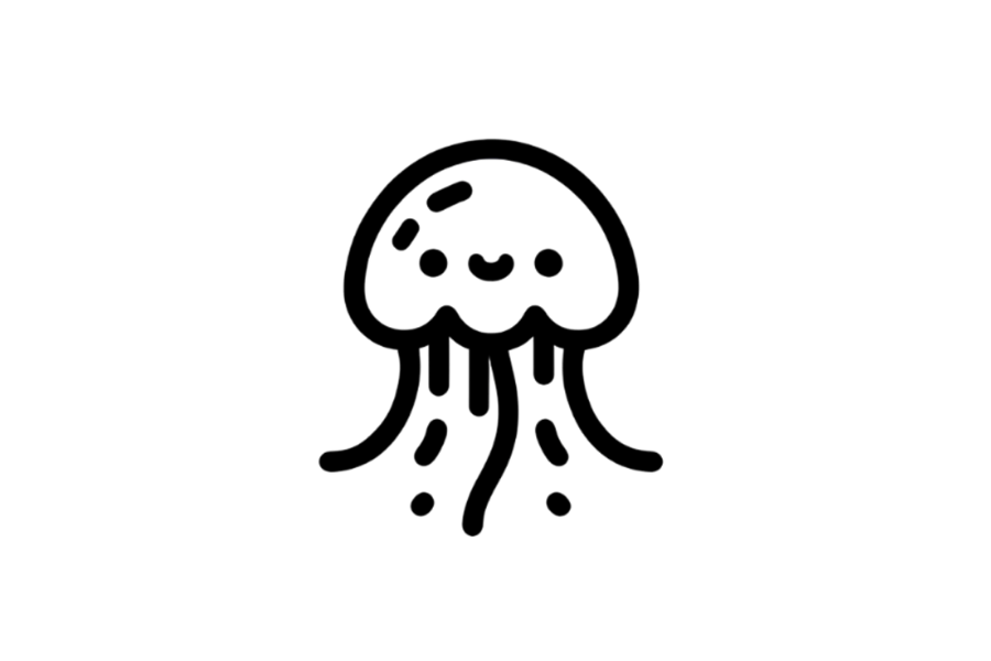 🪼 Jellyfish Drawing Template