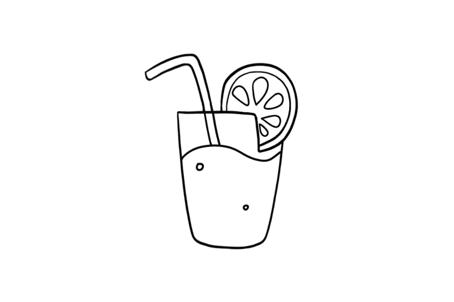 Lemonade doodle tracing base (lower opacity)