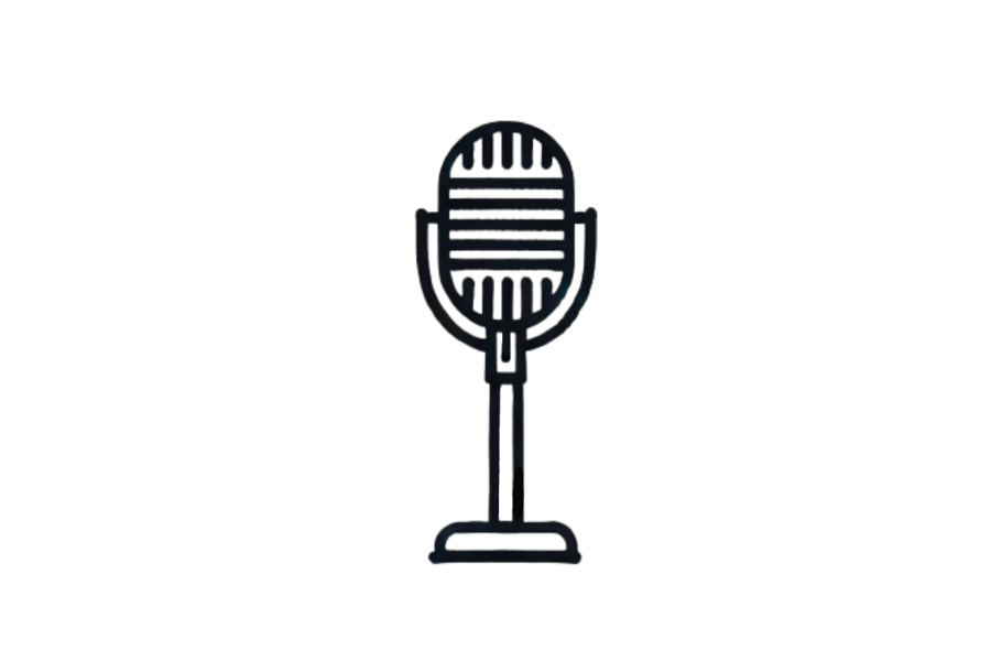 Microphone doodle tracing base (lower opacity)