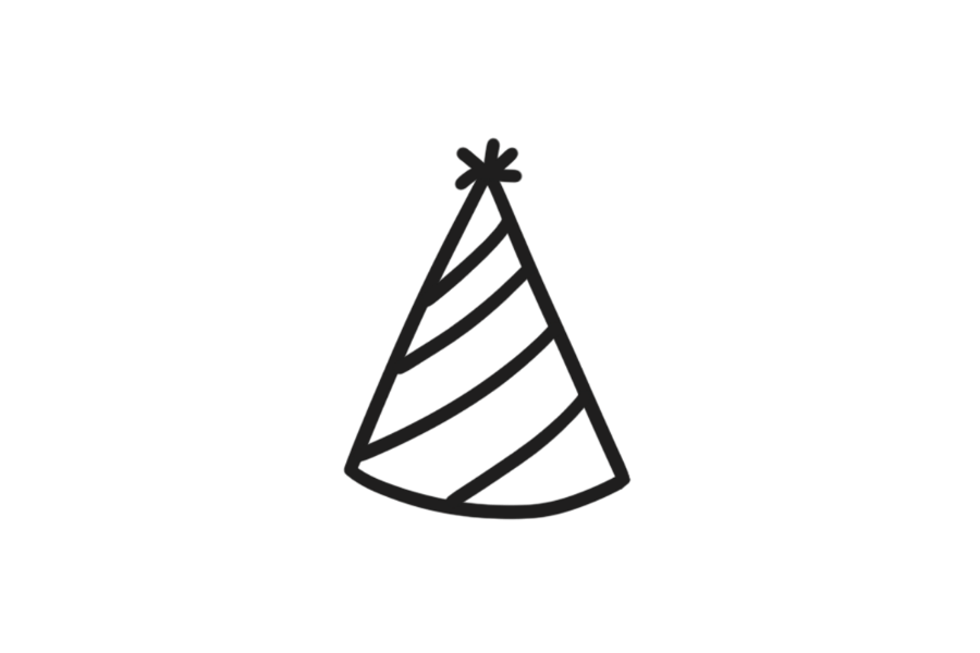🎉 Party Hat Drawing Template