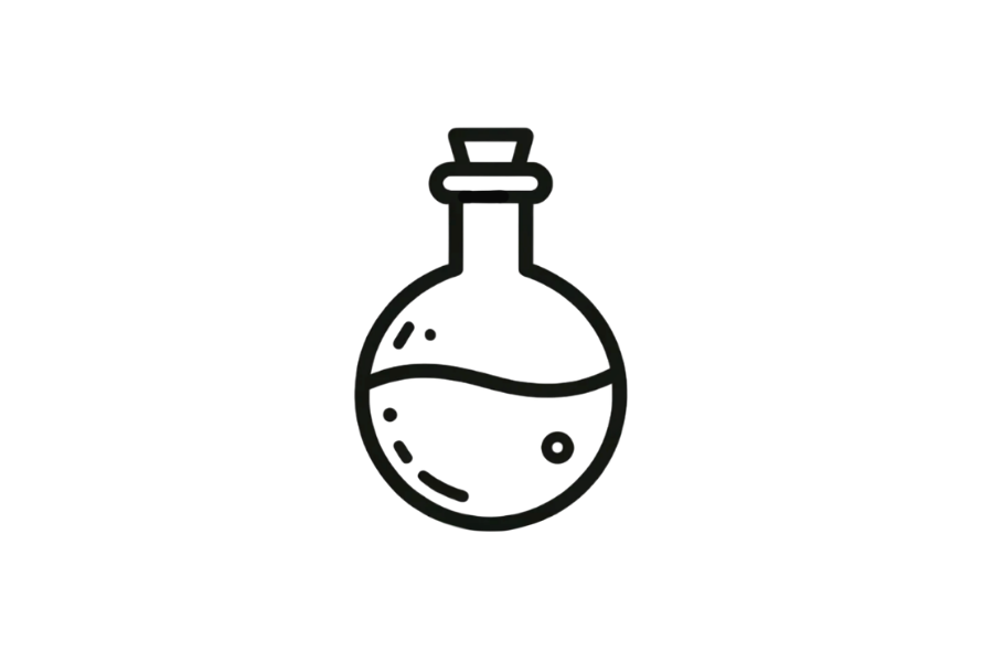 ⚗️ Potion Bottle Drawing Template