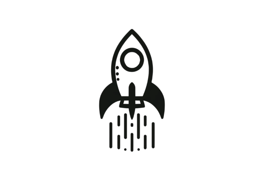 🚀 Rocket Drawing Template