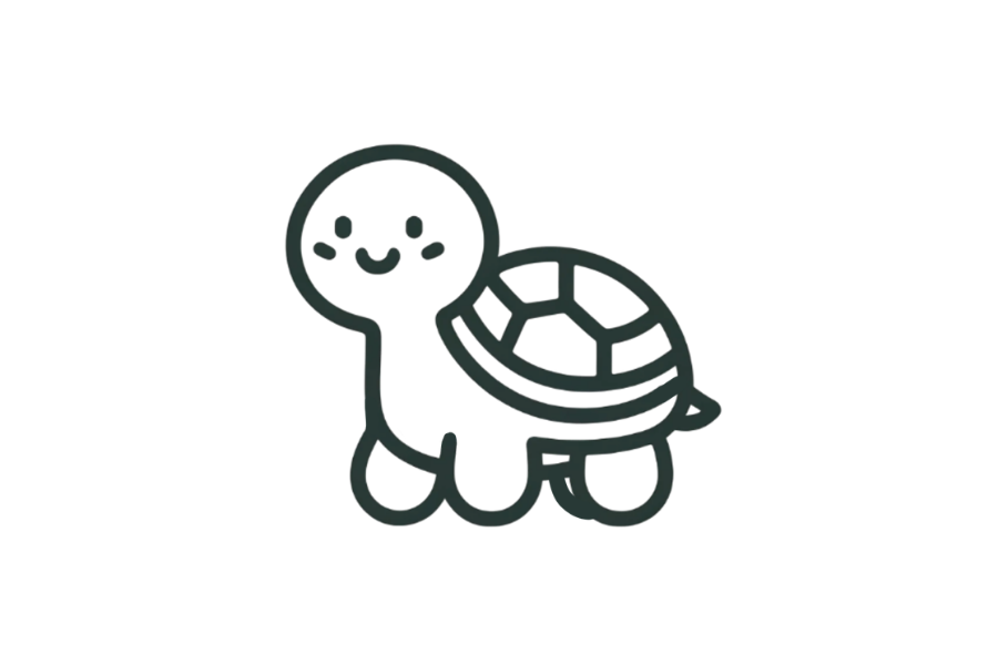 Turtle doodle tracing base (lower opacity)
