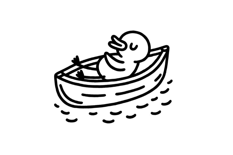 Duck Canoe Outing tracing base (lower opacity)