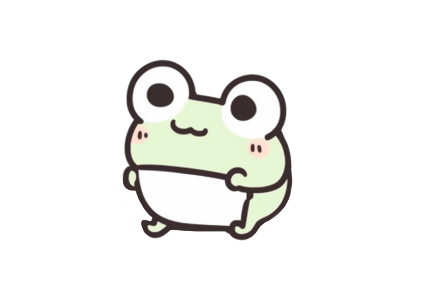 Excited Frog tracing base (lower opacity)