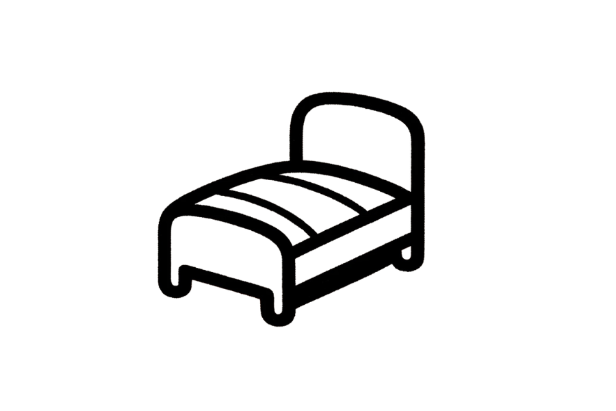 Bed tracing base (lower opacity)