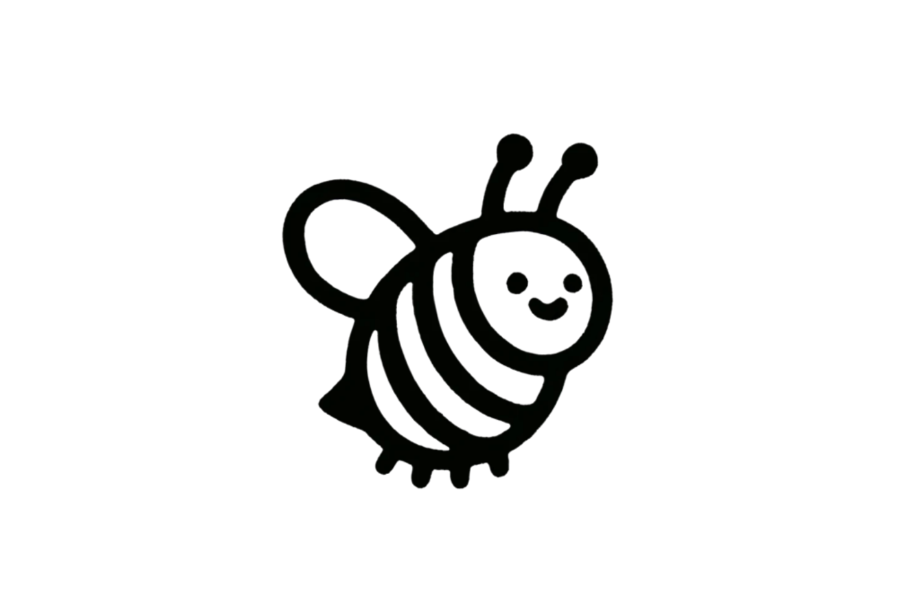 Bee tracing base (lower opacity)