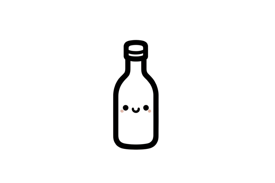 Bottle tracing base (lower opacity)