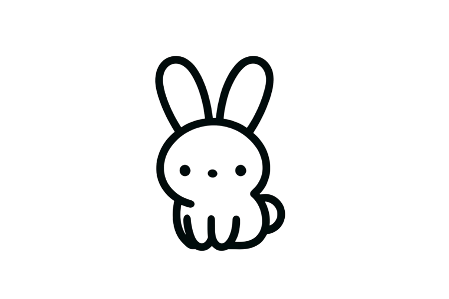 Bunny tracing base (lower opacity)