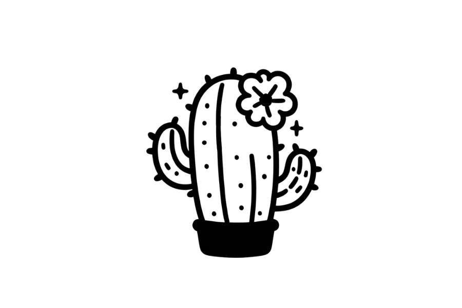 Cactus tracing base (lower opacity)