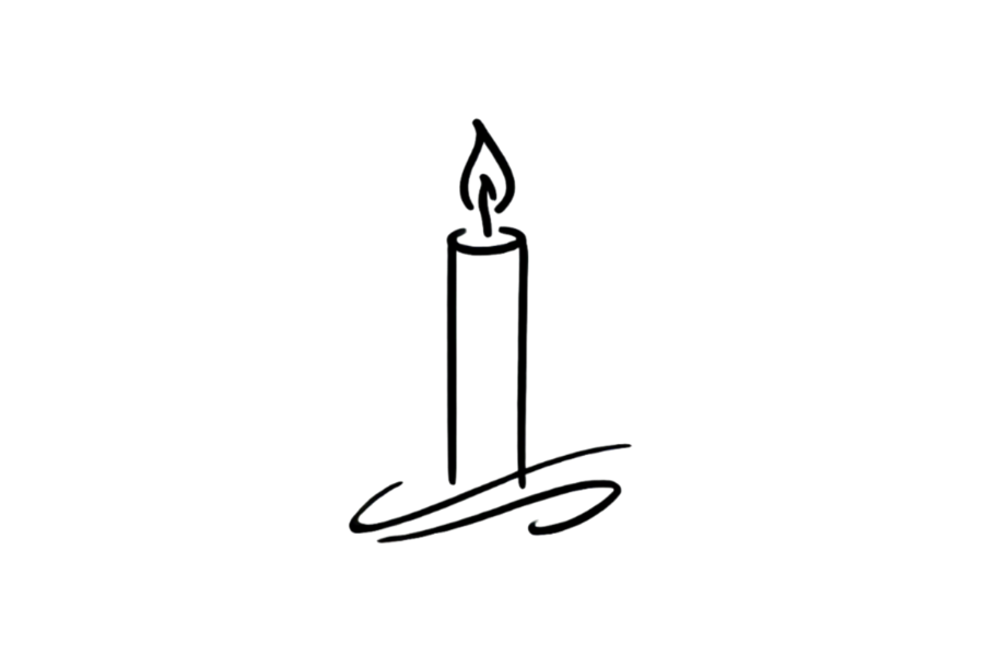 Candle tracing base (lower opacity)