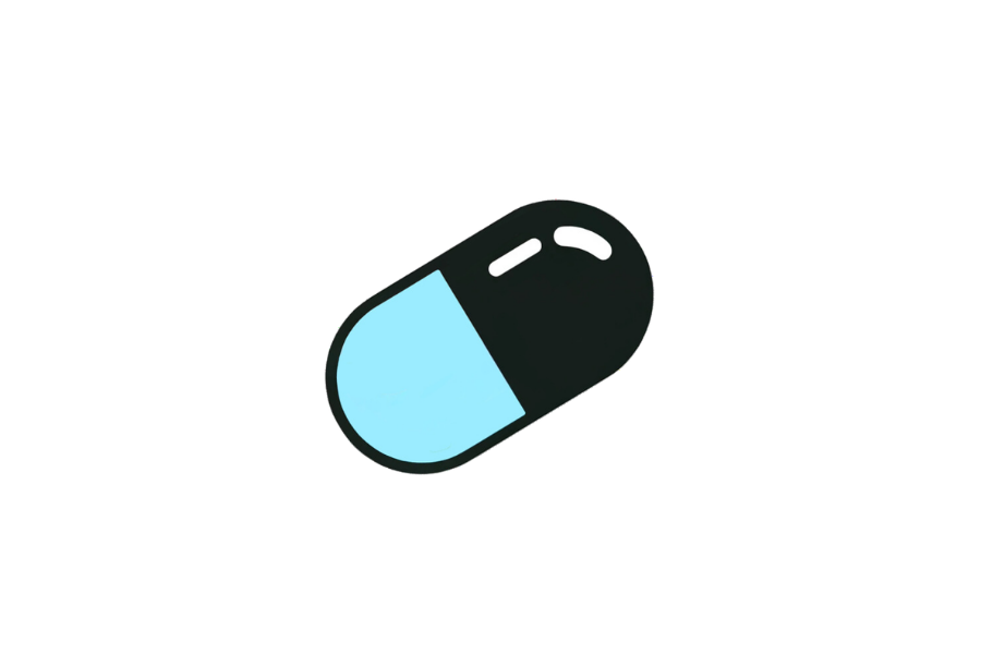Capsule tracing base (lower opacity)