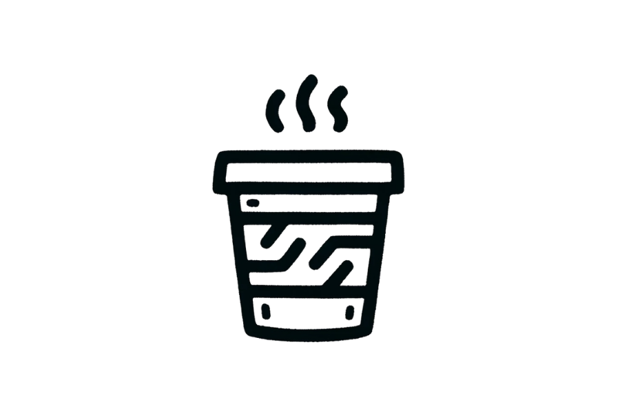Coffee tracing base (lower opacity)