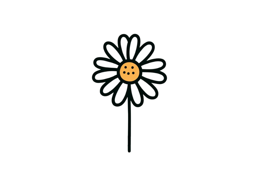 Daisy tracing base (lower opacity)
