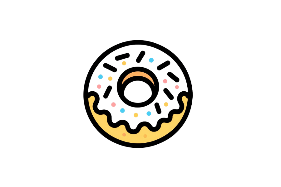 Donut tracing base (lower opacity)