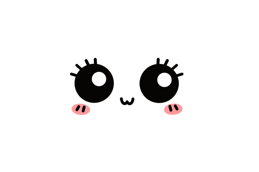 Eyes tracing base (lower opacity)