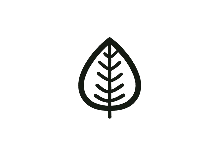 Leaf tracing base (lower opacity)