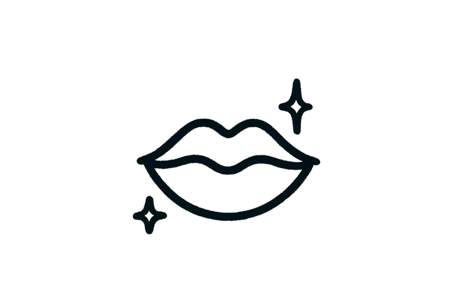 Lips tracing base (lower opacity)