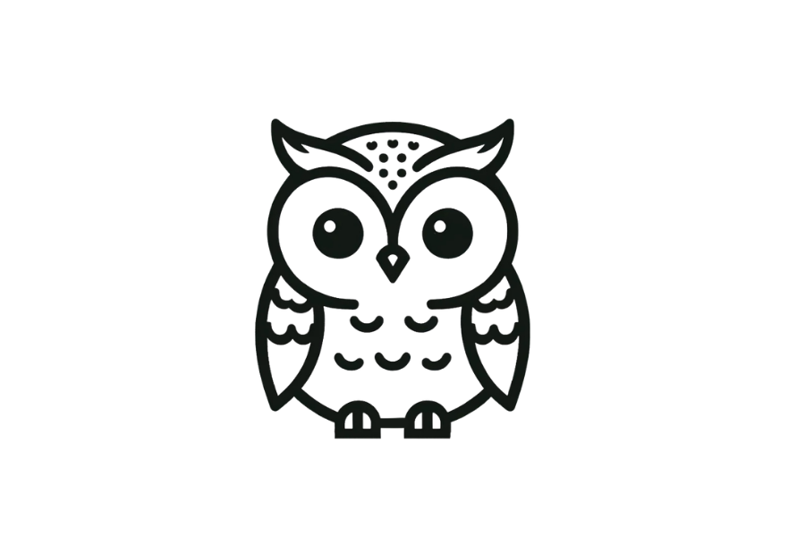 Owl tracing base (lower opacity)