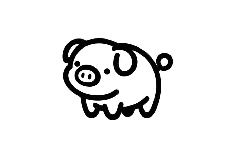 Pig tracing base (lower opacity)