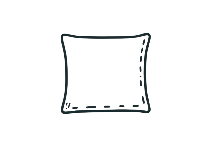 Pillow tracing base (lower opacity)