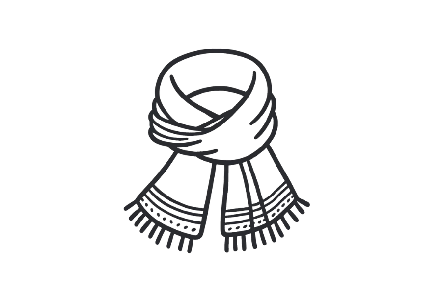 Scarf tracing base (lower opacity)