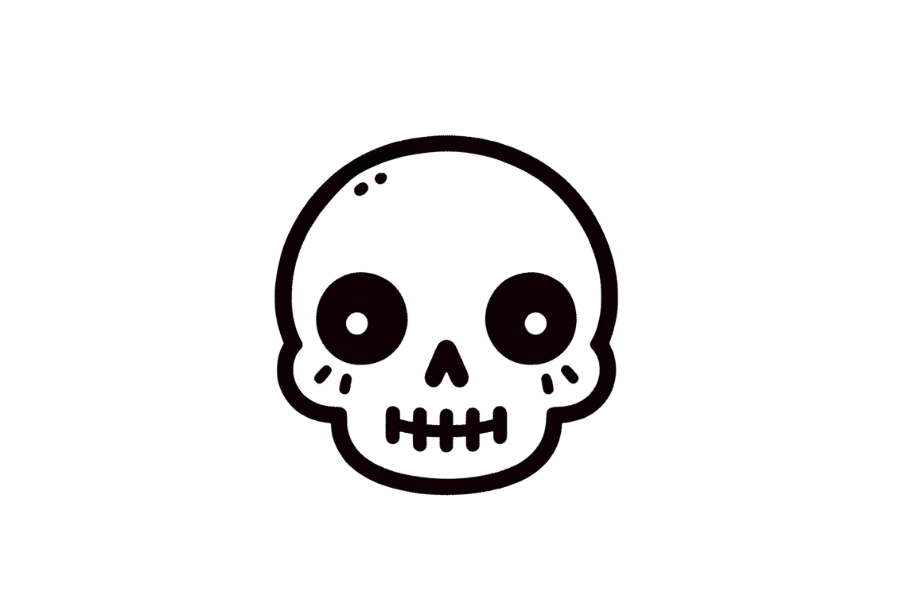 Skull tracing base (lower opacity)