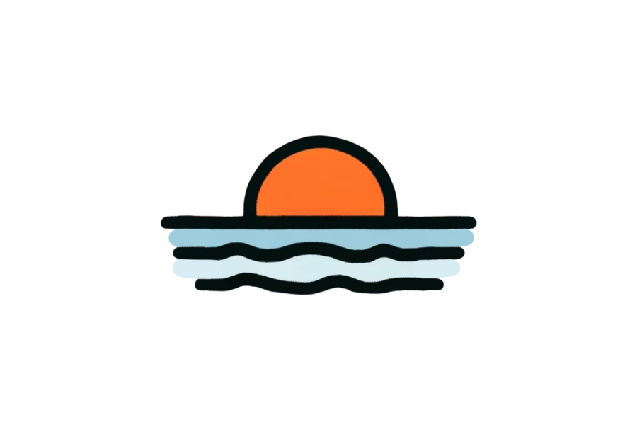 Sunset tracing base (lower opacity)