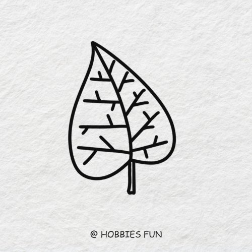 Leaf Drawing Ideas of 10